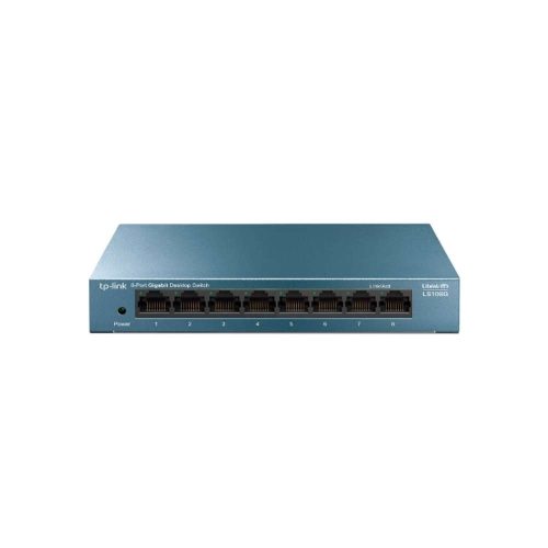 SWITCH TP-LINK GIGABIT ETHERNET LS108G, 8 PUERTOS 10/100/1000MBPS, 11.9 MPPS, 4000 ENTRADAS - NO ADMINISTRABLE, LS108G