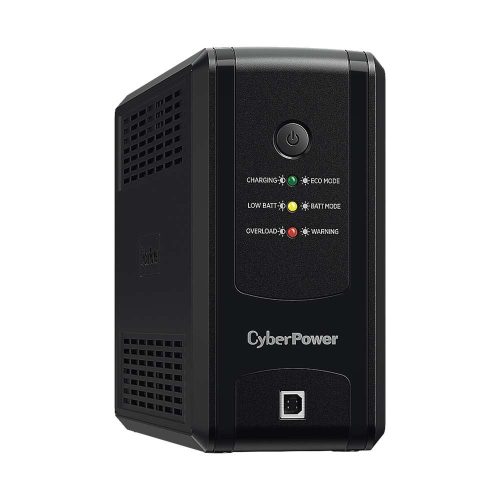 UPS CYBERPOWER DE 1000 VA/500 W, TOPOLOGÍA LÍNEA INTERACTIVA, ENTRADA 120 VCA NEMA 5-15P, Y 8 SALIDAS NEMA 5-15R, ENTRADA 86V - 148V, SALIDA 110V - 130V, PUERTO USB, CON REGULADOR DE VOLTAJE (AVR), UT-1000GU