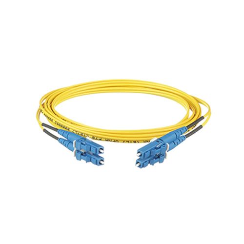 CABLE PANDUIT FIBRA ÓPTICA MONOMODO OS2 LC MACHO - LC MACHO, NÚCLEO 9ΜM, CUBIERTA 125ΜM, 3 METROS, AMARILLO, F92ERLNLNSNM003