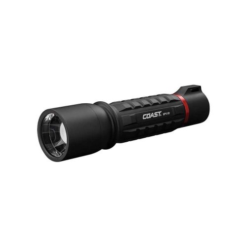 COAST XP11R LINTERNA LED RECARGABLE DE DOBLE ALIMENTACIÓN, 3000 LÚMENES, NEGRO