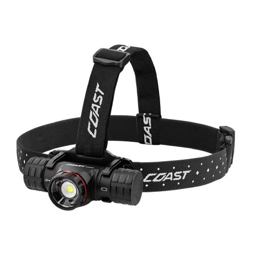 COAST® XPH34R 2075 LÚMENES USB-C RECARGABLE DUAL POWER LED FARO CON PURE BEAM® TWIST FOCUS™ Y BASE MAGNÉTICA