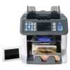 CONTADOR DE BILLETES AUTOMATICO GUTSTARK, 1200 PIEZAS X MINUTO, PANTALLA TRASERA Y FRONTAL, MULTIDIVISAS, DOBLE BANDEJA VELOCIDAD DE CONTEO AJUSTABLE,
