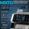 CONTADORA DE BILLETES TXG, DENOMINACIÓN MIXTA, DETECTOR DE BILLETES FALSOS, CON PANTALLA TÁCTIL ‎AL-929