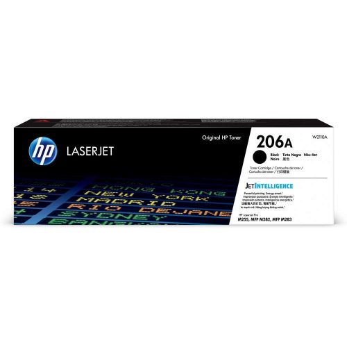 TÓNER HP 206A NEGRO, 1.350 PÁGINAS, W2110A
