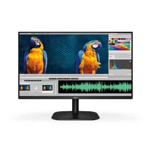 MONITOR AOC LED 21.4", 1920X1080 FULL HD, 100HZ, HDMI, NEGRO, 22B2HM2