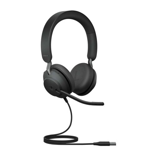 AURICULAR STEREO JABRA JABRA EVOLVE 2 40SE VERSIÓN MS CON AISLAMIENTO DE RUIDO, CONEXIÓN USB-A Y INDICADOR DE OCUPADO (BUSYLIGHT), (24189-999-999)