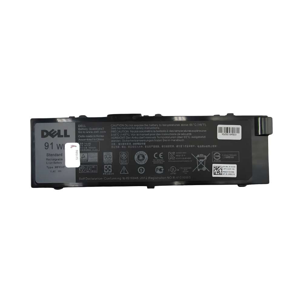 BATERIA ORIGINAL DELL PRECISION 91 WH, 15/17 7510 7520 7710 7720, MFKVP