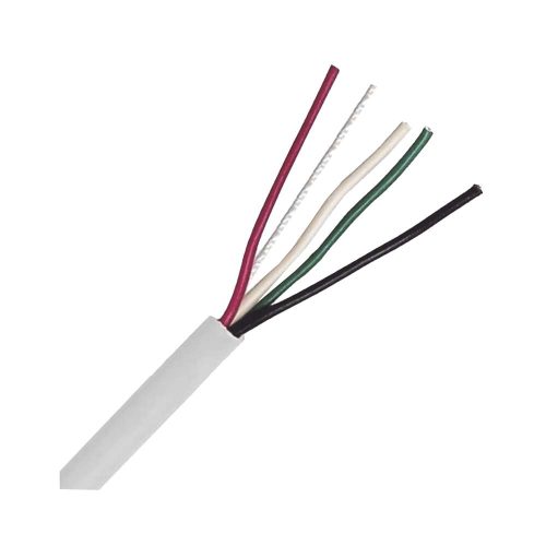 BOBINA DE CABLE LINKEDPRO PARA ALARMA, 4 X 22 AWG, 305 METROS, BLANCO, PARA SISTEMAS DE SEGURIDAD Y ALARMAS, LP224W/1000