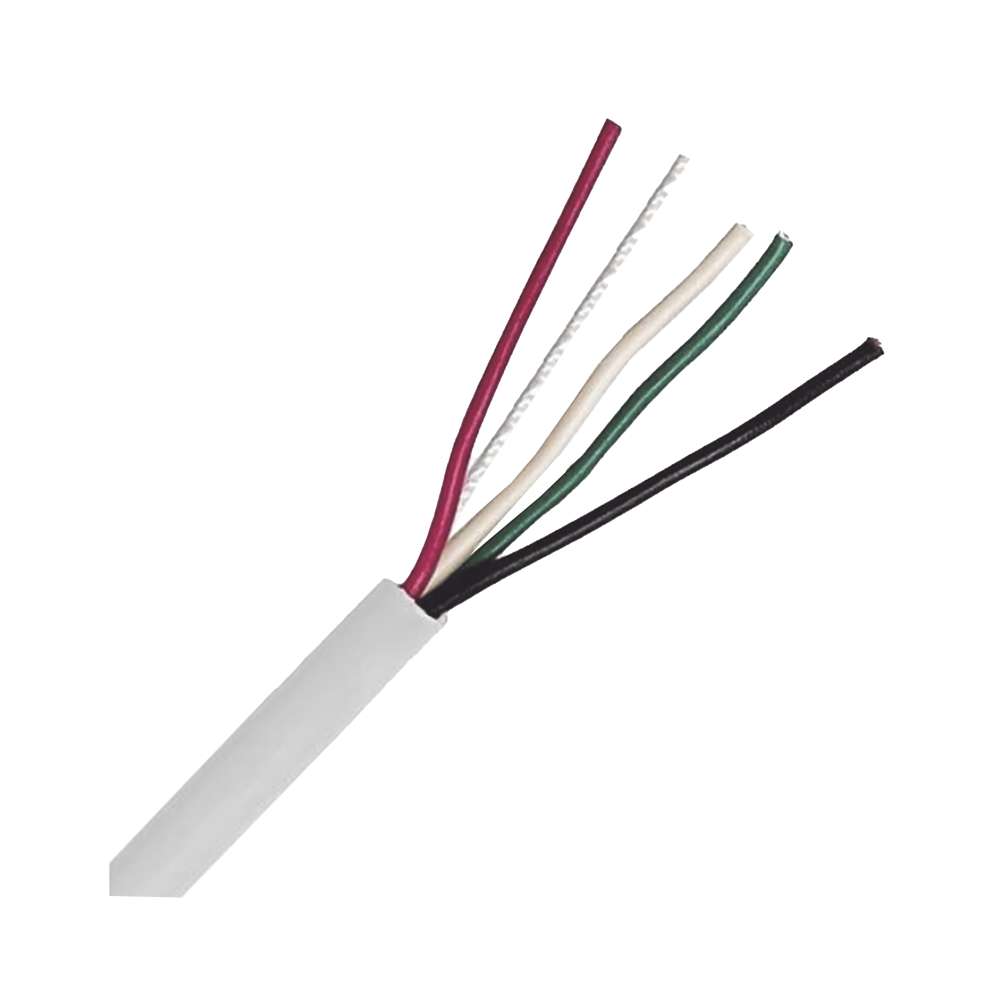 BOBINA DE CABLE LINKEDPRO PARA ALARMA, 4 X 22 AWG, 305 METROS, BLANCO, PARA SISTEMAS DE SEGURIDAD Y ALARMAS, LP224W/1000