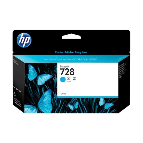 CARTUCHO HP 728 CIAN ORIGINAL 130ML, F9J67A