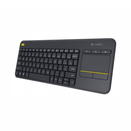 TECLADO LOGITECH TOUCH K400 PLUS, INALÁMBRICO, USB, NEGRO (ESPAÑOL)