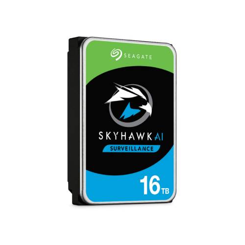 DISCO DURO PARA VIDEOVIGILANCIA SEAGATE SKYHAWK AI 3.5", 16TB, SATA III, 6 GBIT/S, 7200RPM, 512MB CACHÉ, ST16000VE004