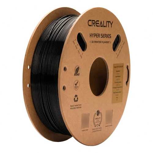 FILAMENTO PETG 3D CREALITY HYPER PETG, 1 KG, ROLLO DE 1,75 MM, NEGRO
