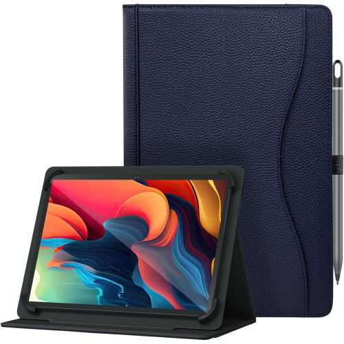 FUNDA UNIVERSAL PARA TABLET DE 10.1 PULGADAS, COMPATIBLE CON 9.6 A 11 PULGADAS, COLOR AZUL