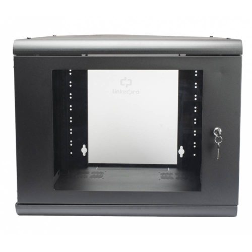 GABINETE LINKEDPRO PARA MONTAJE EN PARED 19'', 9U, HASTA 100KG, NEGRO, SR-1909-GN2G