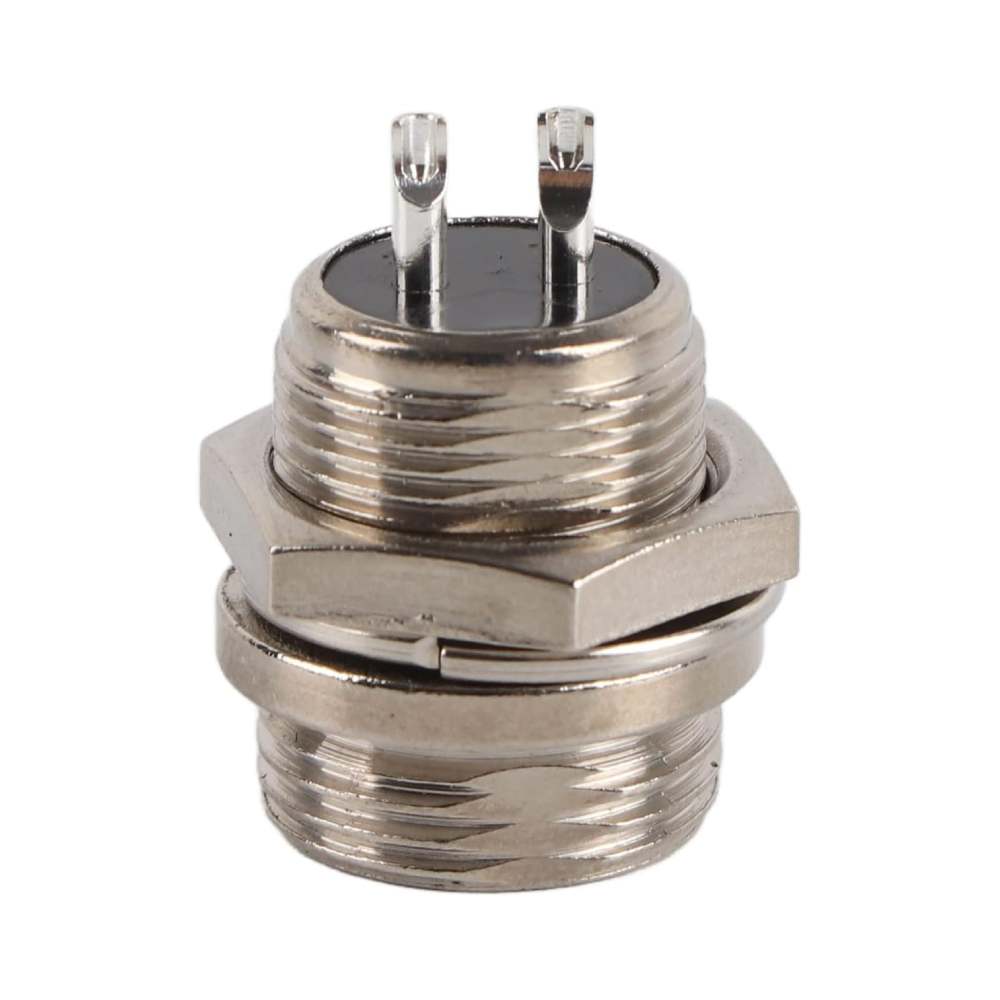 JUEGO DE 10 CONECTORES DE AVIACIÓN GX12 DE 2 PINES, CONECTOR DE CABLE DE AVIACIÓN DE METAL DE PANEL DE ENCHUFE HEMBRA MACHO DE ROSCA DE 12MM - Image 3
