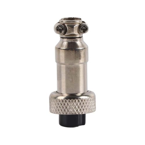 JUEGO DE 10 CONECTORES DE AVIACIÓN GX12 DE 2 PINES, CONECTOR DE CABLE DE AVIACIÓN DE METAL DE PANEL DE ENCHUFE HEMBRA MACHO DE ROSCA DE 12MM