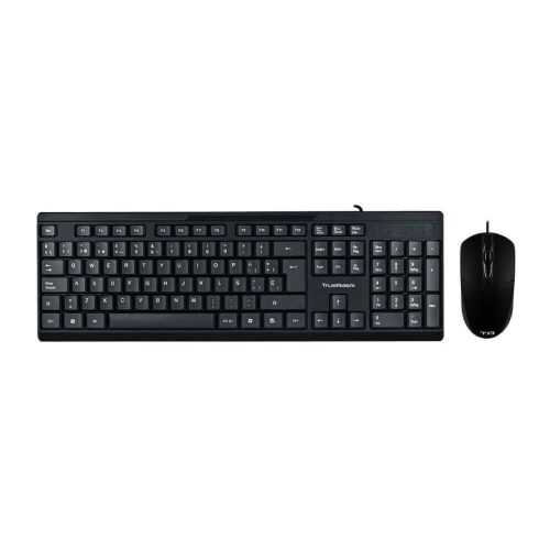 KIT DE TECLADO Y MOUSE ACTECK AC-928984, ALÁMBRICO, USB, NEGRO, AC-928984