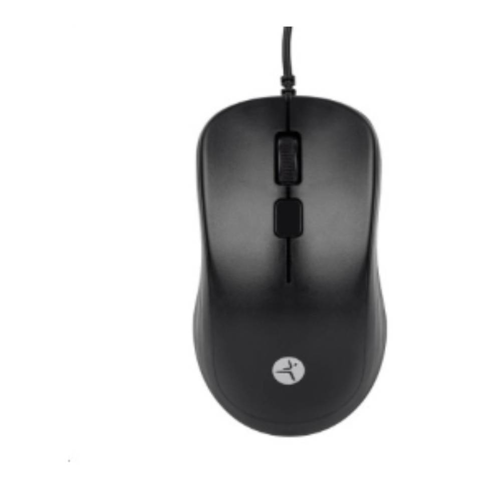 MOUSE ALÁMBRICO TECHZONE 1200DPI, COLOR NEGRO, 1.35M DE LONGITUD DE CABLE, 3 BOTONES, SENSOR INFRARROJO, TZACMOA01