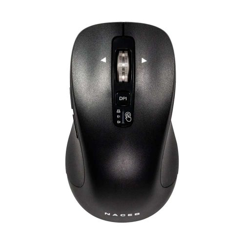 MOUSE NACEB ES1, INALÁMBRICO, ÓPTICO, 32.000DPI, RF INALÁMBRICO/BLUETOOTH, NEGRO, NA-0132