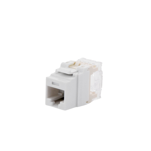 CONECTOR JACK PANDUIT ESTILO 110 (DE IMPACTO), TIPO KEYSTONE, CATEGORÍA 6, DE 8 POSICIONES Y 8 CABLES, COLOR NEGRO, NK688MWH