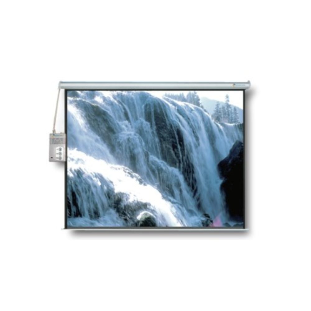 PANTALLA DE PROYECCIÓN MULTIMEDIA SCREENS ELÉCTRICA 120'', 2.13MX2.13M, MSE-213, BLANCO, MSE-213