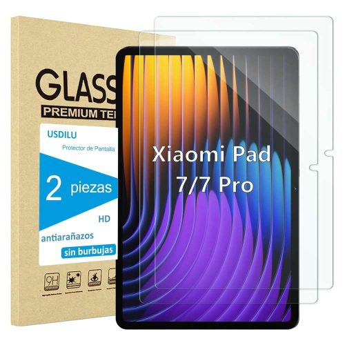 PROTECTOR DE PANTALLA PARA XIAOMI PAD 7/7 PRO MICA DE CRISTAL VIDRIO TEMPLADO (2 PIEZAS)