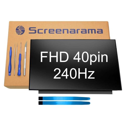 PANTALLA DE REPUESTO IPS LQ156M1JW03 (40PIN 240HZ) FHD 1920X1080, 15.6