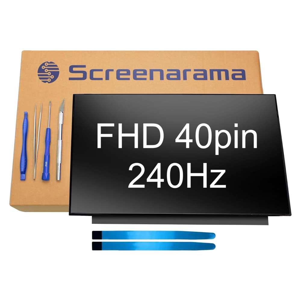 PANTALLA DE REPUESTO IPS LQ156M1JW03 (40PIN 240HZ) FHD 1920X1080, 15.6