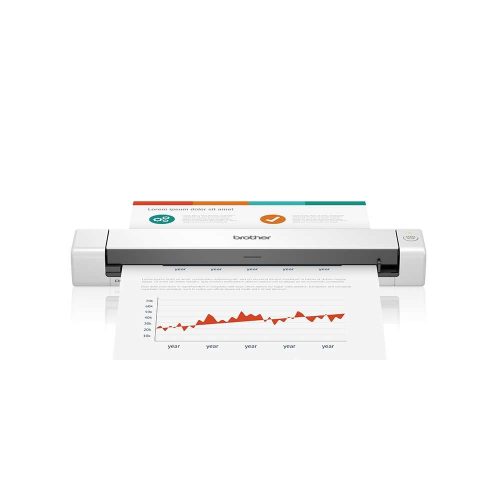 SCANNER PORTÁTIL BROTHER DS640, 1200 X 1200 DPI, ESCÁNER COLOR, USB 3.0, NEGRO/BLANCO, DS640