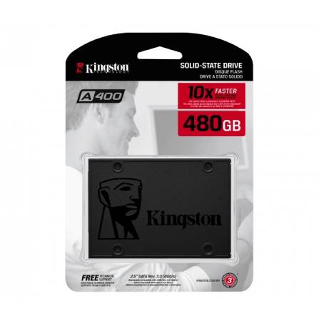 SSD KINGSTON TECHNOLOGY SA400S37/480G, 480 GB, SERIAL ATA III, 500 MB/S, 450 MB/S, 6 GBIT/S, KC-S44480-7S - Image 4