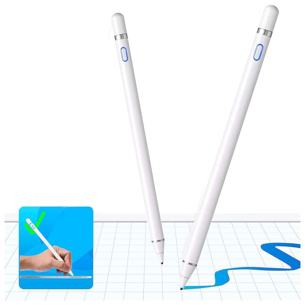 STYLUS PEN UNIVERSAL, 2 EN 1 LÁPIZ STYLUS CAPACITIVO, PUNTA ULTRA FINA, PENCIL PARA IPAD APPLE, HUAWEI, XIAOMI, SAMSUNG Y OTROS DISPOSITIVOS ELECTRÓNICOS