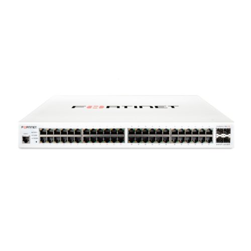 SWITCH FORTINET FORTISWITCH 148F-FPOE, 48 PUERTOS GIGABIT ETHERNET 10