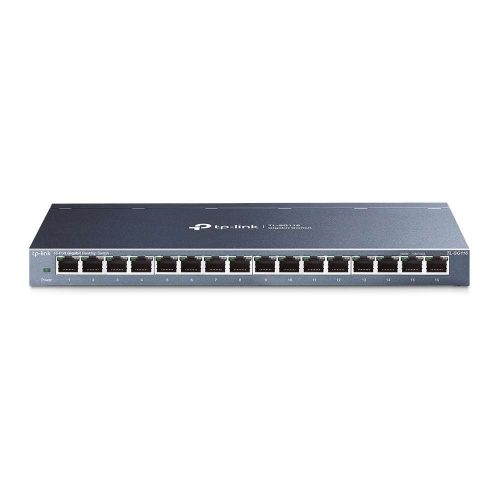 SWITCH TP-LINK GIGABIT ETHERNET TL-SG116, 16 PUERTOS ETHERNET 10/100/1000MBPS, 32GBIT/S, 8000 ENTRADAS - NO ADMINISTRABLE, TL-SG116