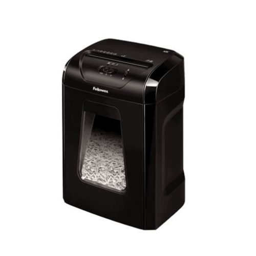 TRITURADORA DE CORTE CRUZADO FELLOWES POWERSHRED 12C, 12 HOJAS, 19 LITROS, NEGRO, 7120001