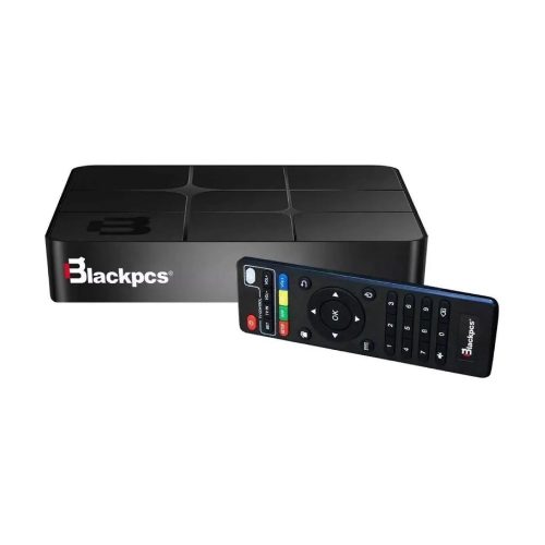 TV BOX 4K BLACKPCS SMALL 8GB RAM 2GB BLUETOOTH, COLOR NEGRO, EO404K-BL