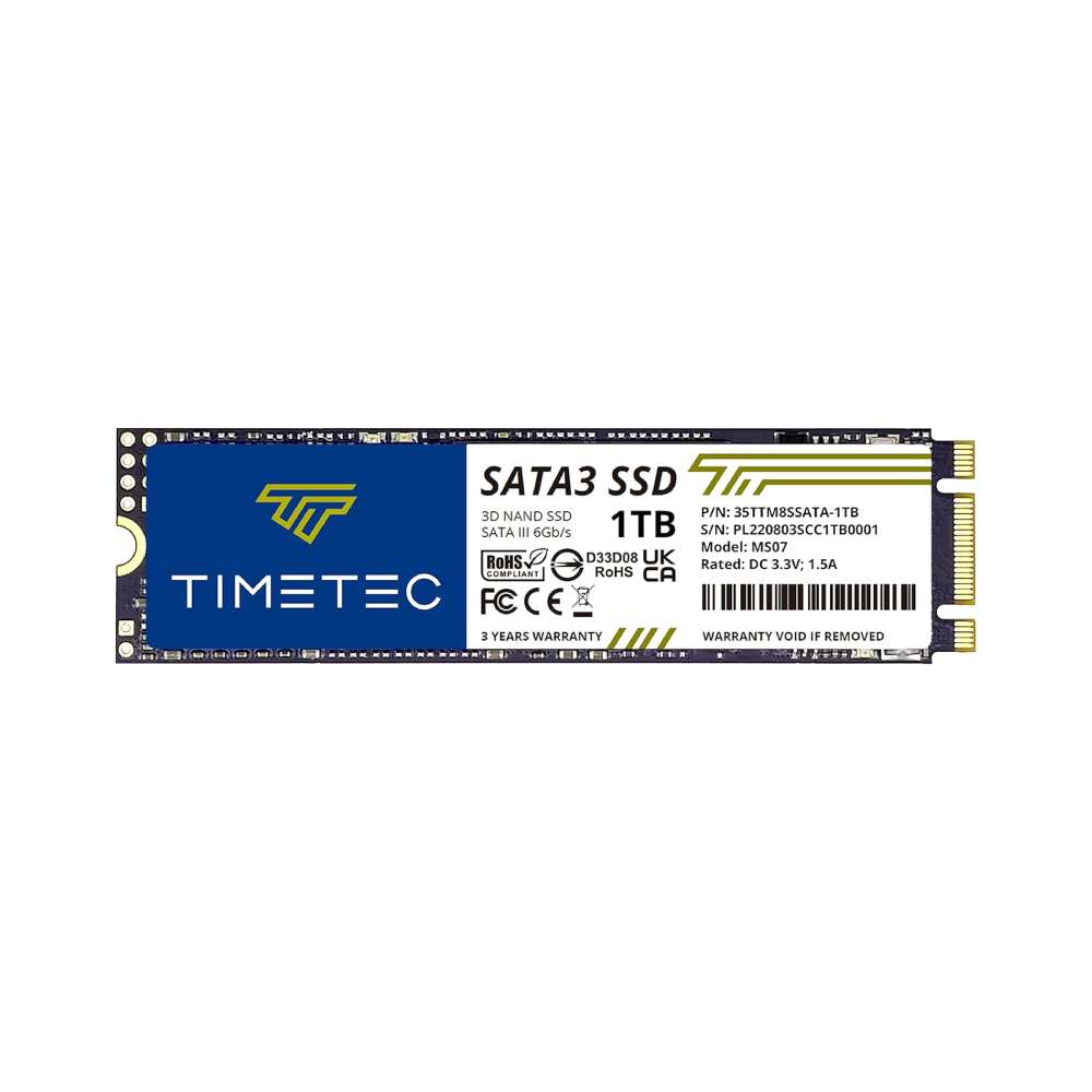 UNIDAD DE MEMORIA SSD NVME TIMETEC 512GB, SSD M.2 NGFF, 2280