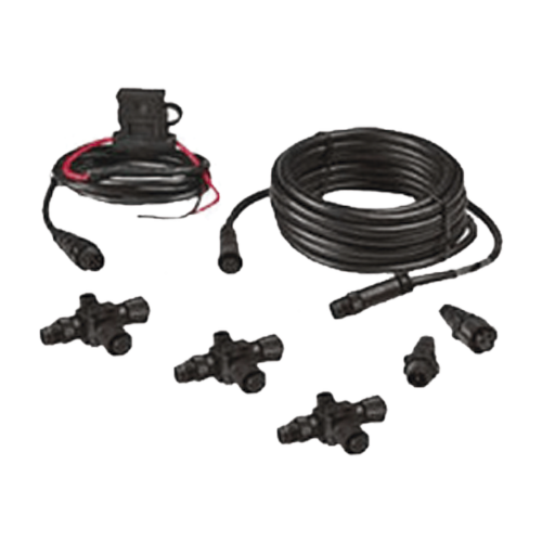 SIMRAD 000-10760-001 Kit Iniciador Red NMEA 2000 Micro-C, Cable de Red de 4.5 m (15 ft), 3 Conectores T, 2 Terminadores de Red