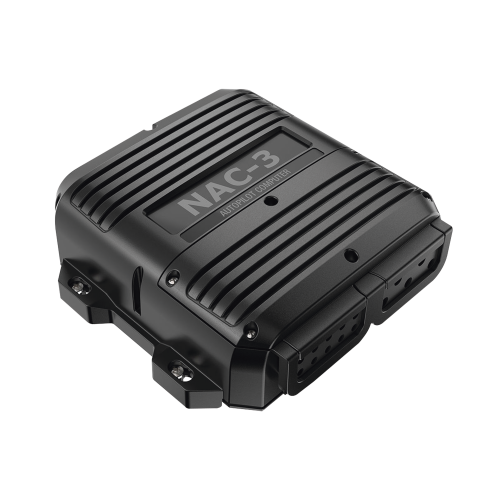 SIMRAD 000-13250-001 Computadora de Piloto Automático NAC-3 para Embarcaciones Mayores a 10 Metros, Salida de Alta Corriente, Tecnología Virtual Rudder Feedback, Compatible con NMEA 2000 y NMEA 0183, Continuum Steering