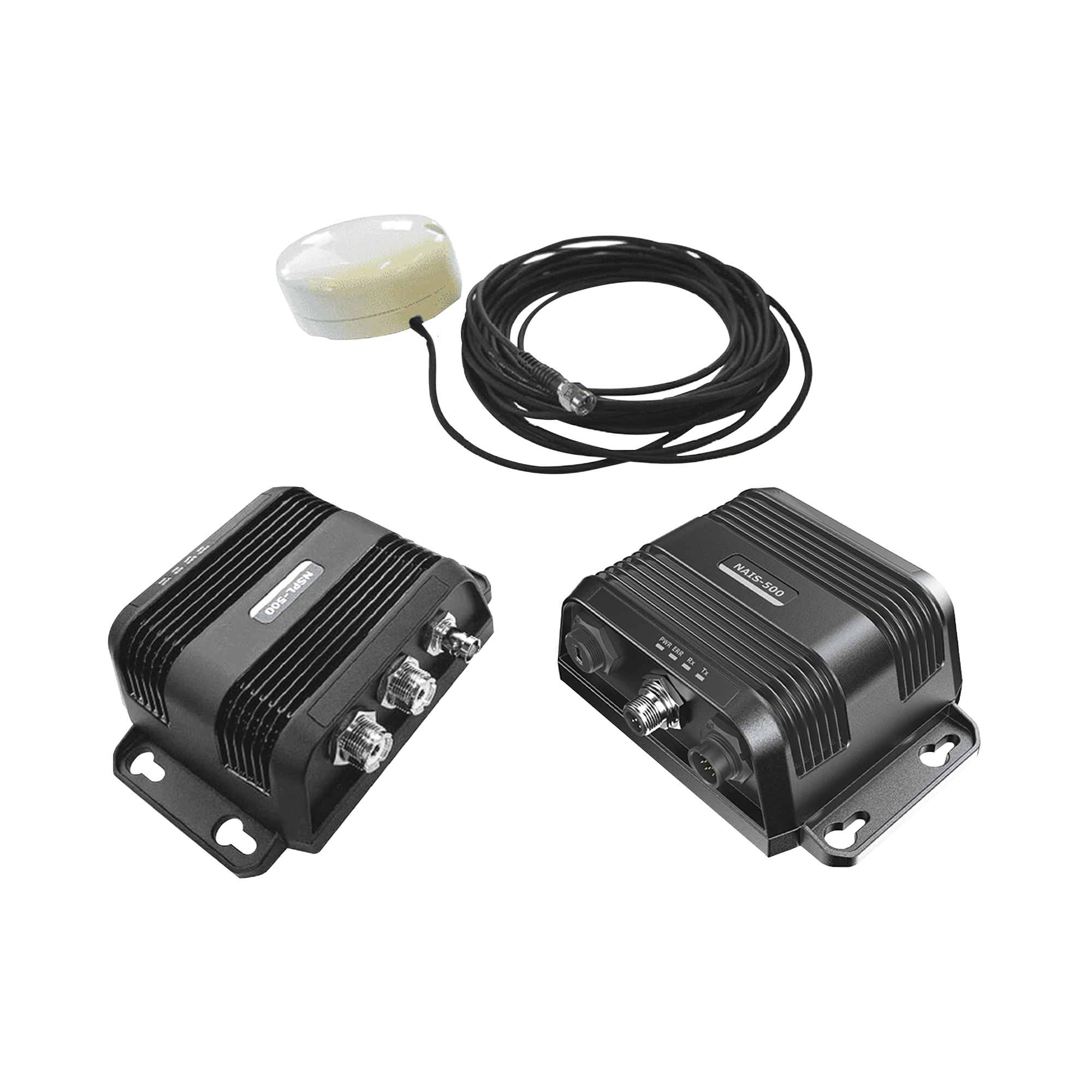 SIMRAD 000-13963-001 Transpondedor AIS Clase B NAIS 500, Reducción de Riesgo de Colisión, Compacto y Ligero, Resistente al Agua, Bajo Consumo de Energía, Compatible con B&G, Simrad y Lowrance MFD, Incluye NSPL500 y GPS-500