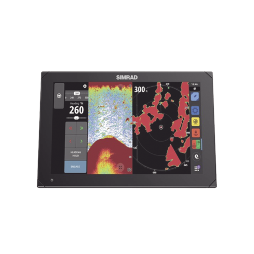 SIMRAD 000-15370-001 Pantalla de Navegación NSX de 12 pulgadas, SolarMAX IPS HD, Integración Total con Mercury, Compatibilidad con Radar HALO, Uso Compartido de Datos de Sonda, Conectividad Ethernet y USB, Red NMEA 2000