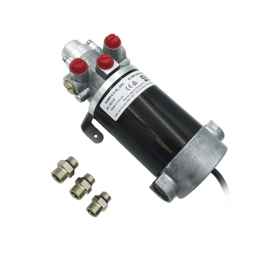 SIMRAD 000-15446-002 Bomba Hidráulica de Engranajes PUMP-4, 12 V CC, Reversible, Caudal 3.0 L/min, Desplazamiento Cilindro 290-960 cc, Conexiones ORB, Compatible con SteadySteer, Requiere Sistema NAC-3 o AC42