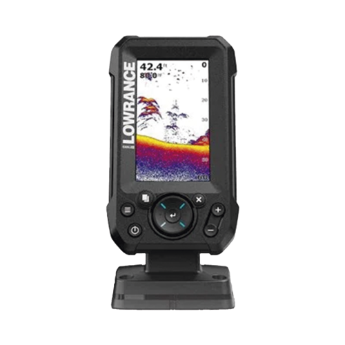 LOWRANCE 000-16110-001 Eagle-4x Ecosonda en pantalla horizontal IPS de 4 pulgadas, incluye transductor tipo bala