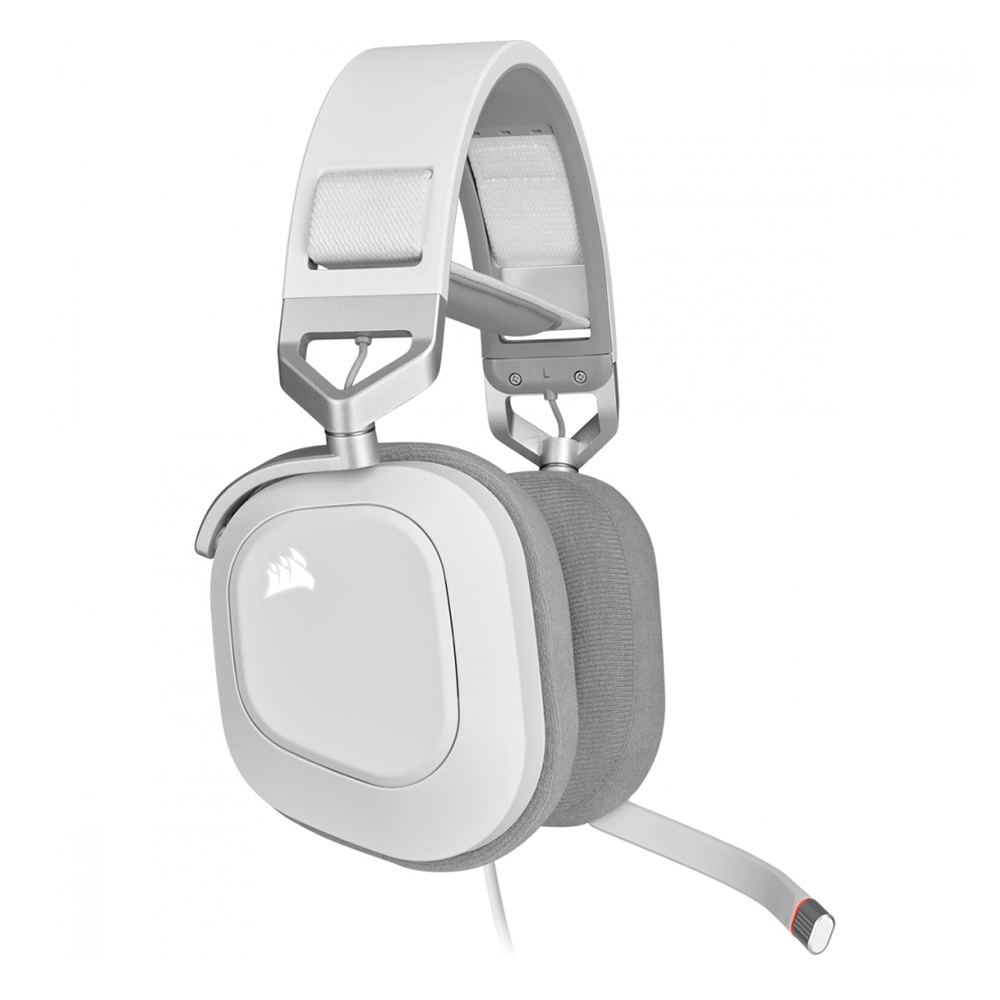 Corsair Audífonos Gamer HS80 RGB USB, Alámbrico, 1.8 Metros, USB, Blanco, CA-9011238-NA - Image 3