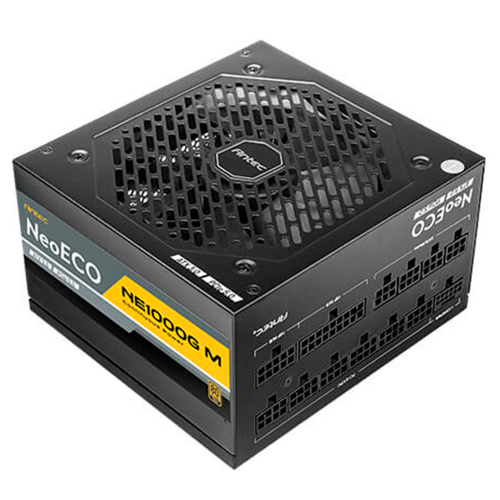 Fuente de Poder Antec NE1000G M, 1000W, 80+ Gold, ATX3.0, 20+4 pin, ATX, 120mm, Negro, NE1000G M ATX3.0