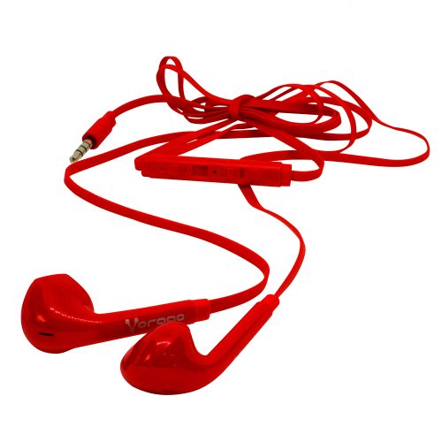 Audífonos Con Micrófono Vorago EP-201 V2, 3.5mm, Rojo, EP-201-RD-V2