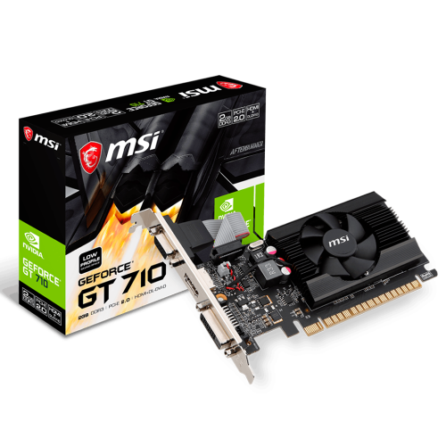 Tarjeta de video NVIDIA GeForce GT 710 2GD3 LP, 2GB, PCI Express x8 2.0, 912-V809-2220