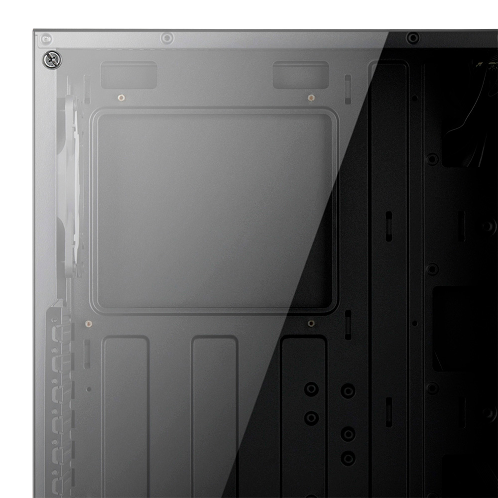 Gabinete Munfrost LUFT Negro, Cristal templado, ARGB Sync, Control de ventiladores, ATX - Micro ATX - Mini ITX, 4 Ventiladores ARGB incluidos/ - Image 6