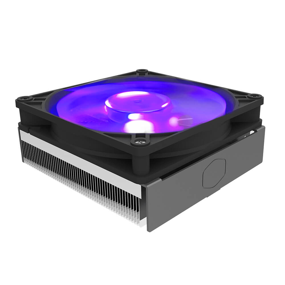 Disipador Low Profile para CPU Disipador y Ventilador para Procesador Cooler Master Masterair G200P - 120mm X1 Intel y AMD, RGB Aura Sync, MAP-G2PN-126PC-R1