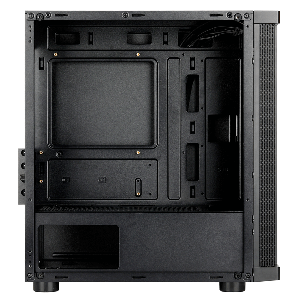 Gabinete Munfrost BAMBU Black, Cristal templado, ARGB Sync, Controlador de ventiladores, Micro ATX - Mini ITX, 1 Ventilador ARGB incluido, OFFMUNFROST - Image 8